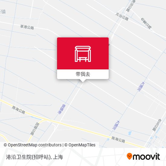 港沿卫生院(招呼站)地图