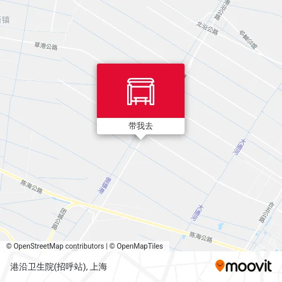港沿卫生院(招呼站)地图