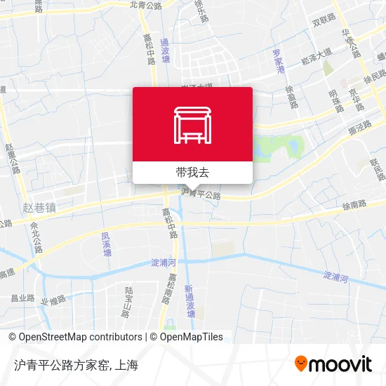 沪青平公路方家窑地图