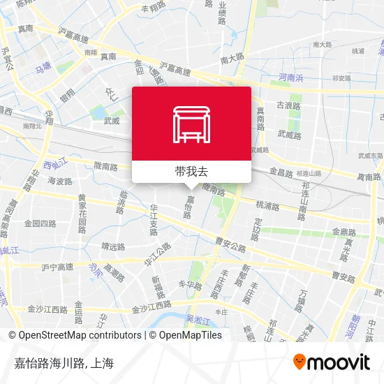 嘉怡路海川路地图