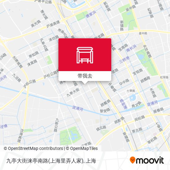 九亭大街涞亭南路(上海里弄人家)地图