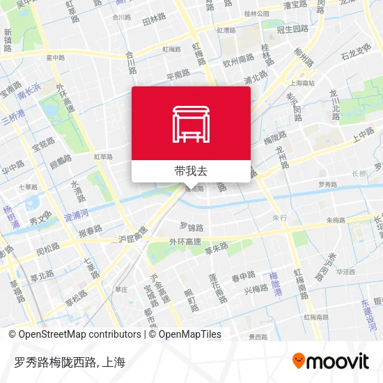 罗秀路梅陇西路地图