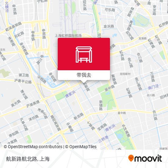 航新路航北路地图