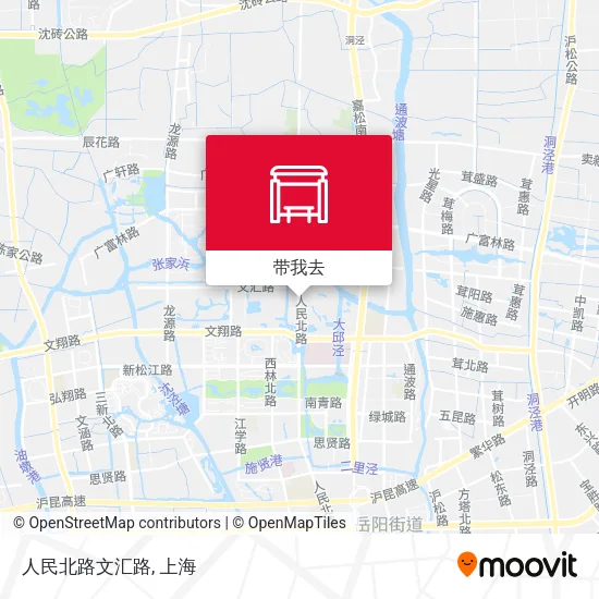 人民北路文汇路地图
