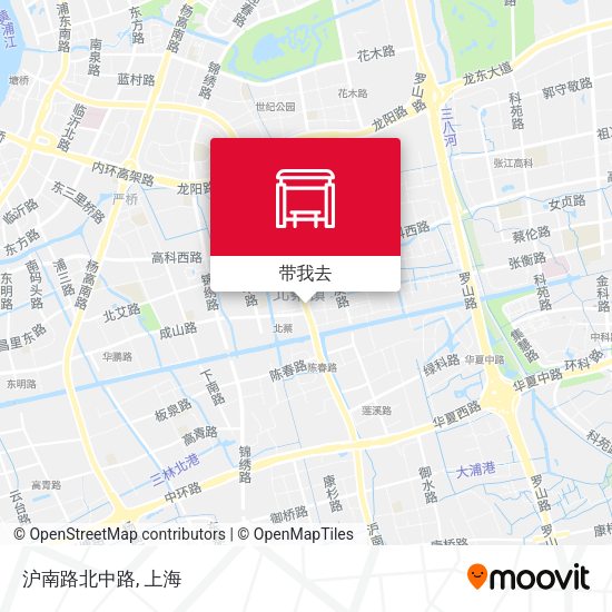 沪南路北中路地图