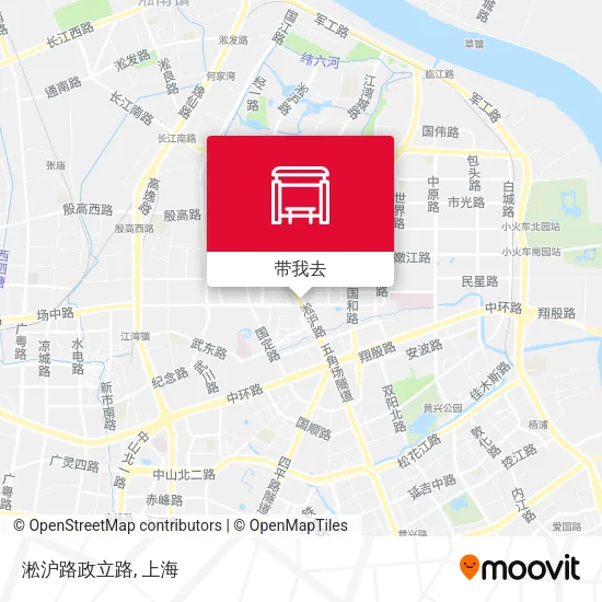 淞沪路政立路地图