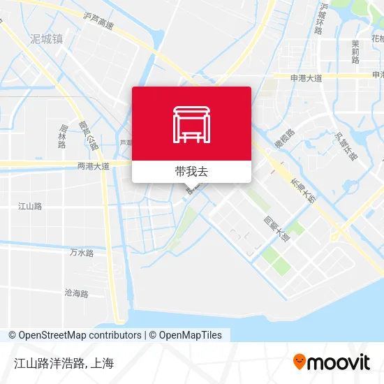 江山路洋浩路地图