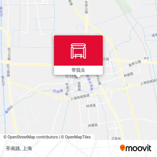 亭南路地图