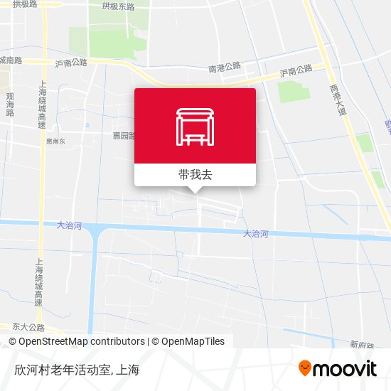 欣河村老年活动室地图
