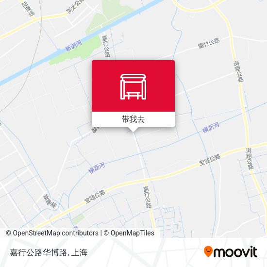 嘉行公路华博路地图