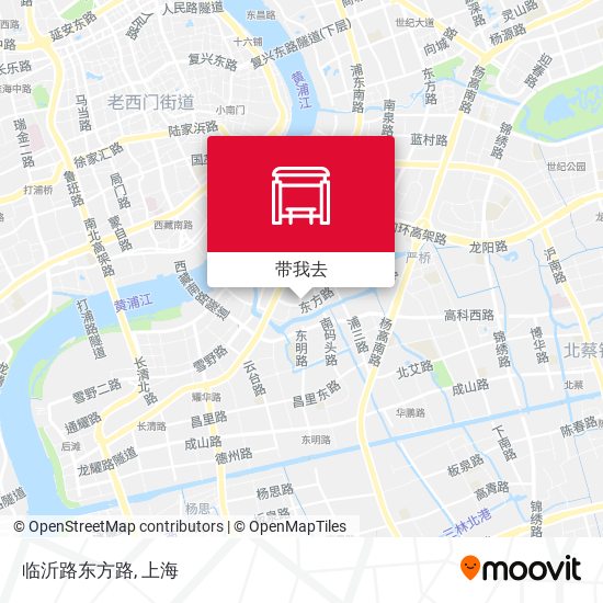 临沂路东方路地图