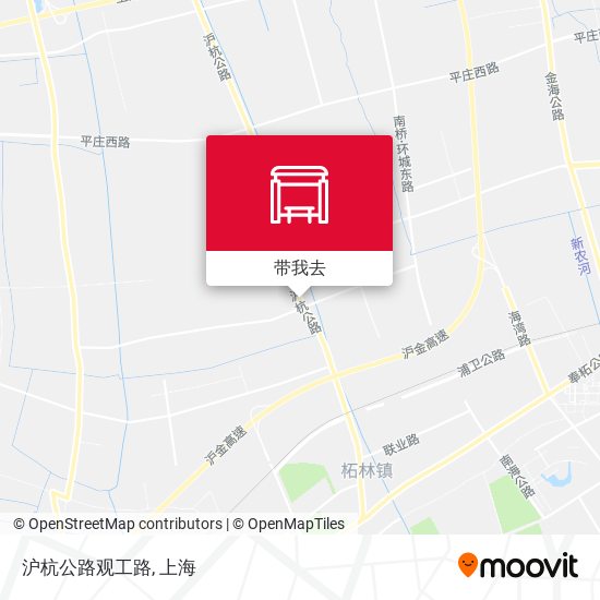 沪杭公路观工路地图