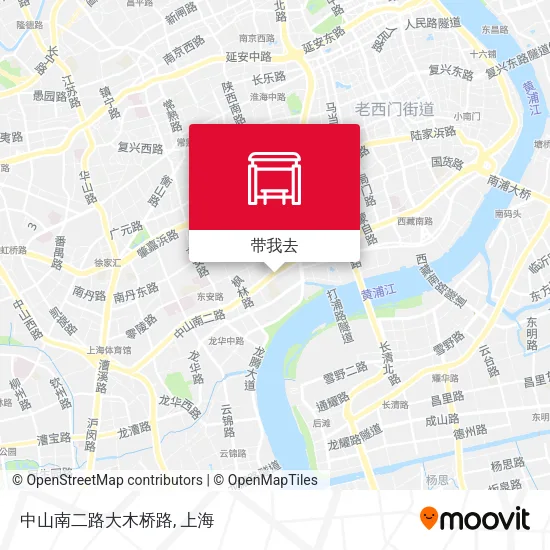 中山南二路大木桥路地图