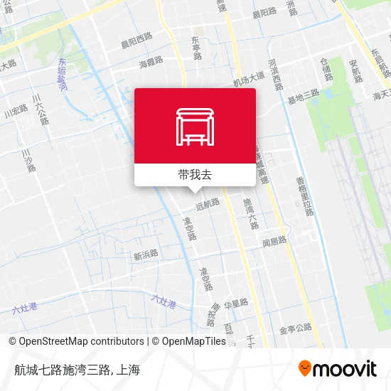 航城七路施湾三路地图
