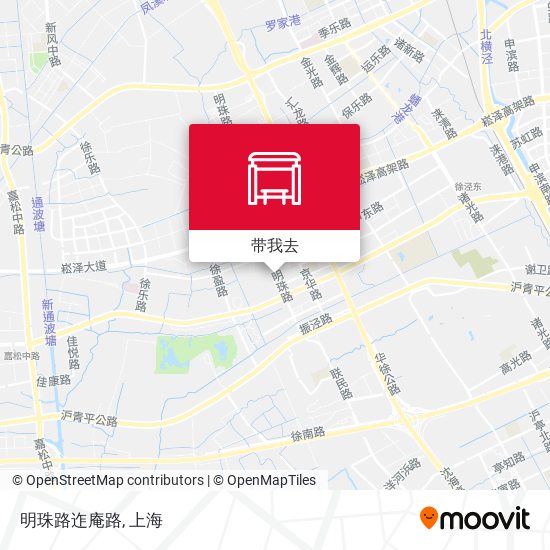 明珠路迮庵路地图