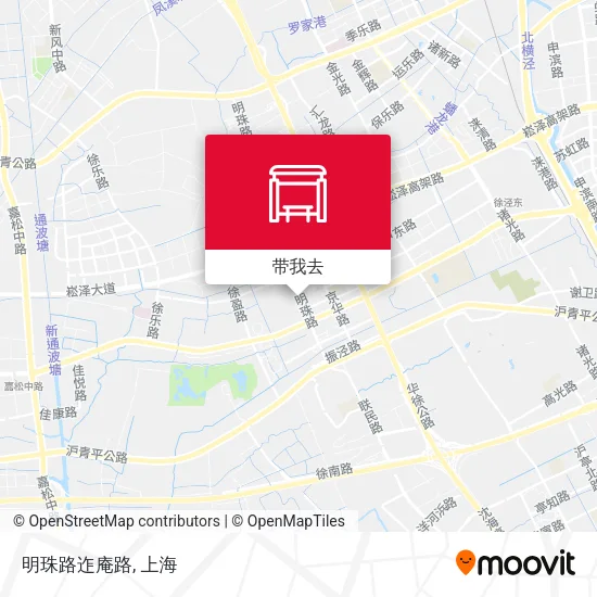 明珠路迮庵路地图