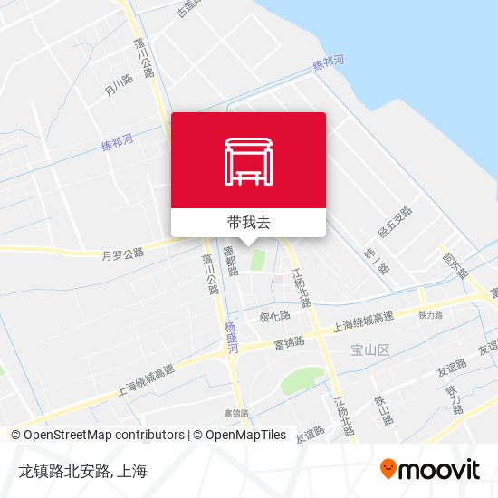 龙镇路北安路地图