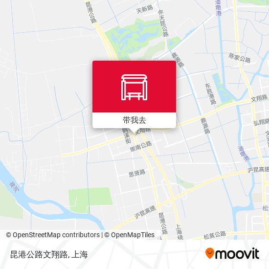 昆港公路文翔路地图