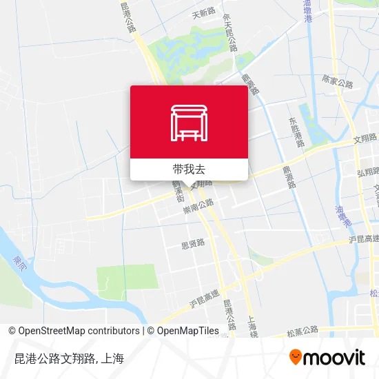 昆港公路文翔路地图