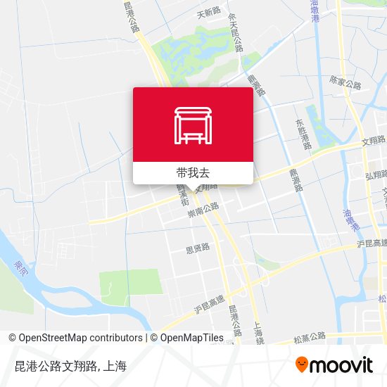 昆港公路文翔路地图