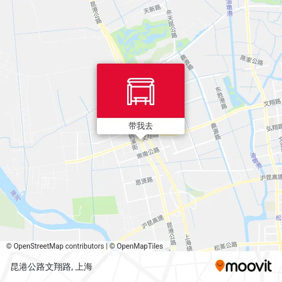 昆港公路文翔路地图