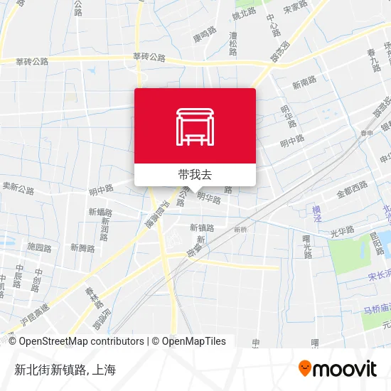 新北街新镇路地图