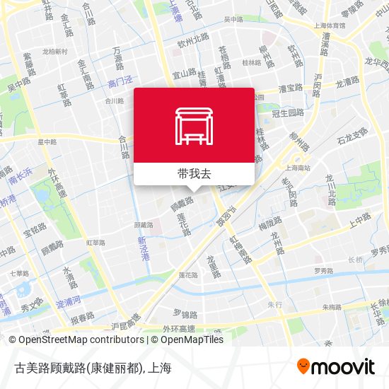 古美路顾戴路(康健丽都)地图