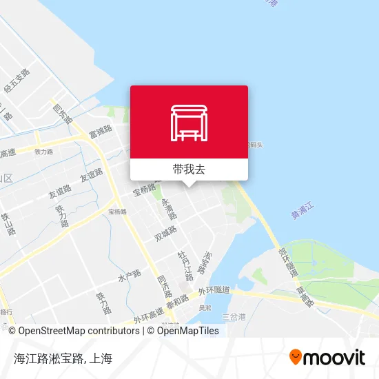 海江路淞宝路地图