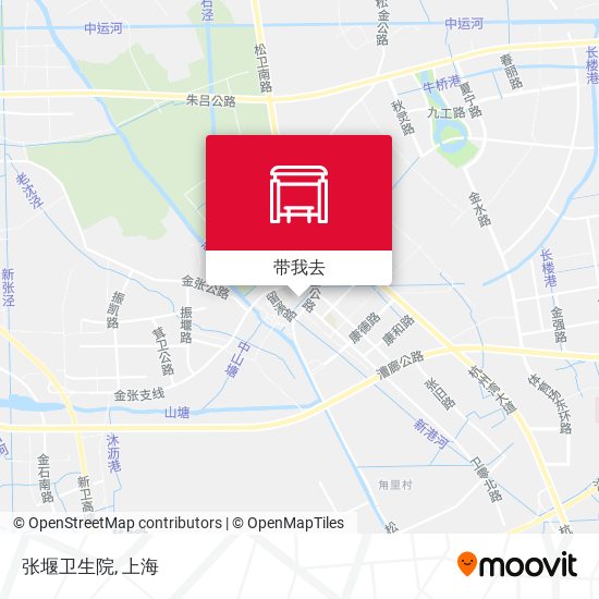 张堰卫生院地图