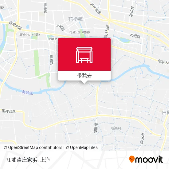江浦路庄家浜地图