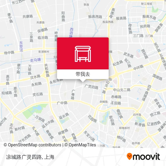 凉城路广灵四路地图