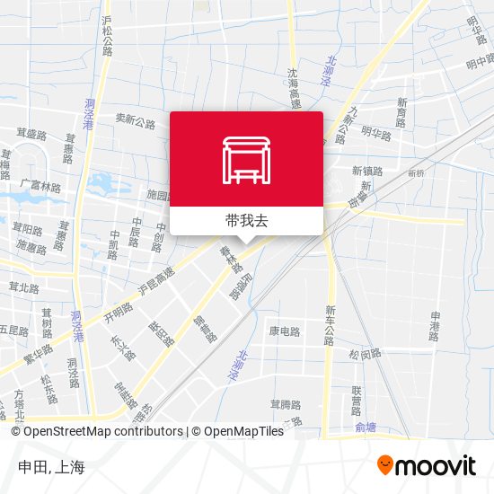 申田地图