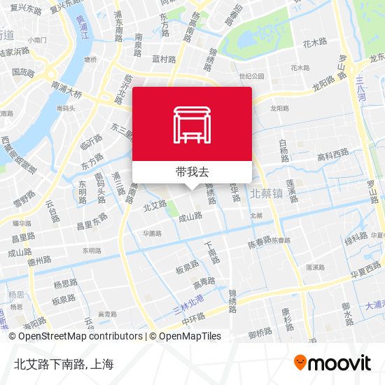 北艾路下南路地图