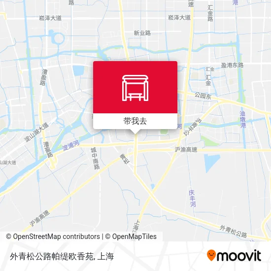 外青松公路帕缇欧香苑地图