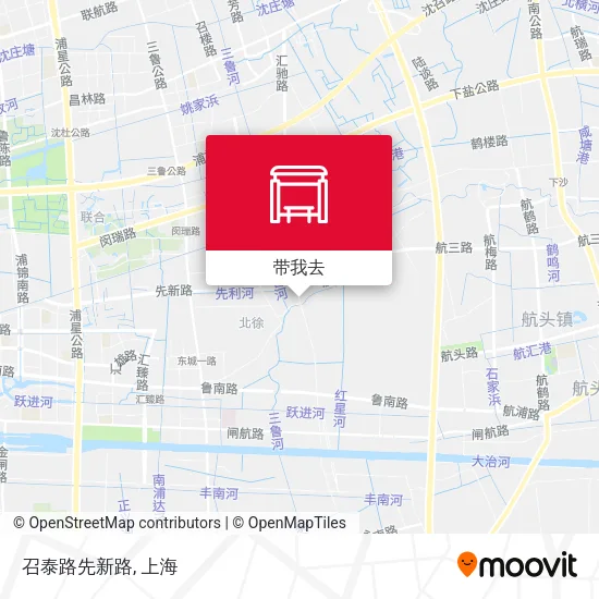 召泰路先新路地图