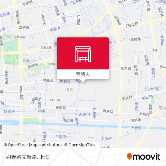 召泰路先新路地图