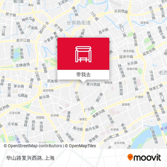 华山路复兴西路地图