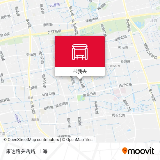 康达路关岳路地图