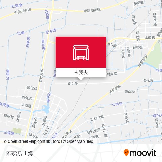 陈家河地图