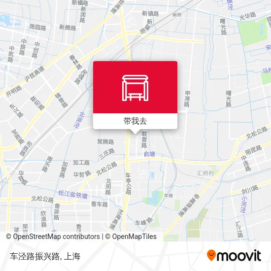 车泾路振兴路地图