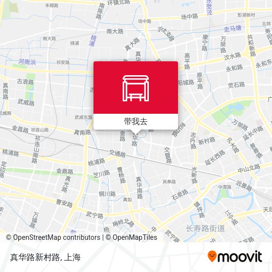 真华路新村路地图