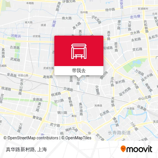 真华路新村路地图