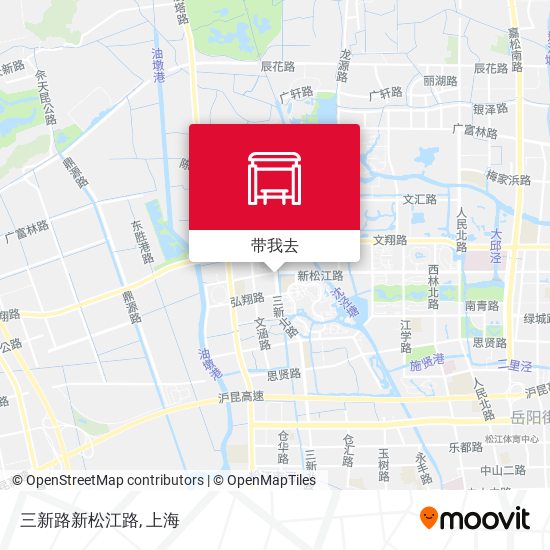 三新路新松江路地图