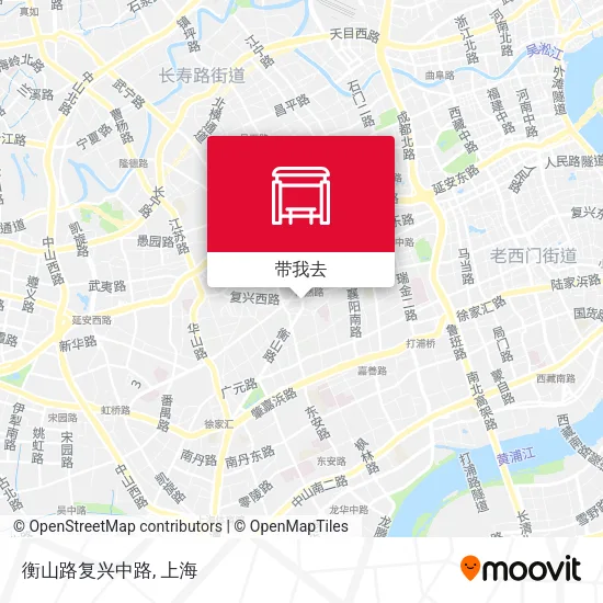 衡山路复兴中路地图