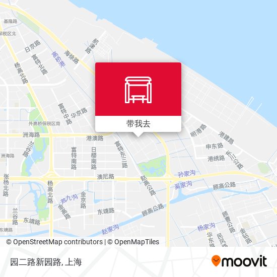 园二路新园路地图