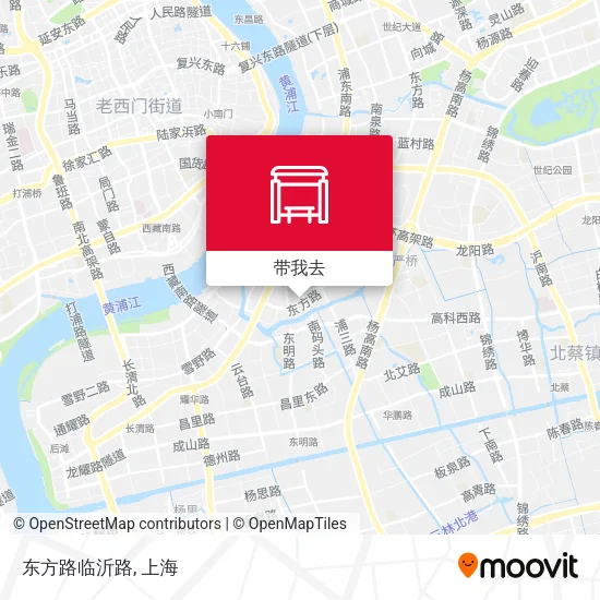 东方路临沂路地图