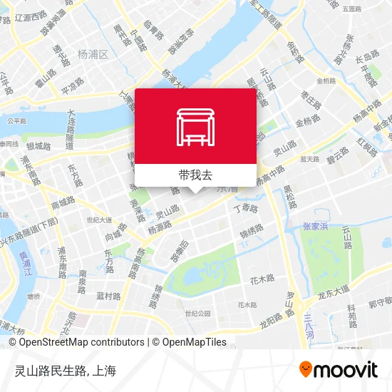 灵山路民生路地图