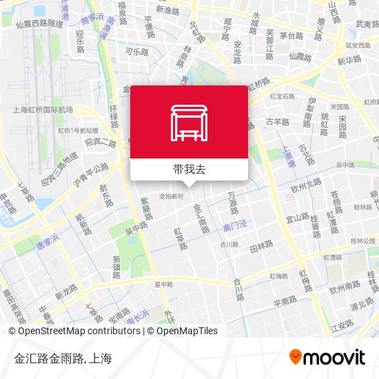 金汇路金雨路地图