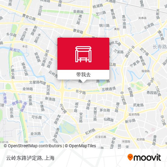 云岭东路泸定路地图