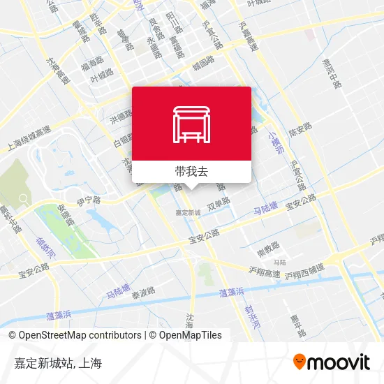 嘉定新城站地图